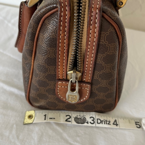 Authentic Celine Mini Handbag with Leather Trim - Picture 15 of 16